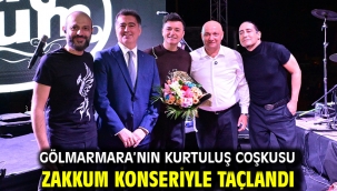 Gölmarmara'nın Kurtuluş Coşkusu Zakkum Konseriyle Taçlandı
