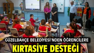 Güzelbahçe Belediyesi'nden Öğrencilere Kırtasiye Desteği