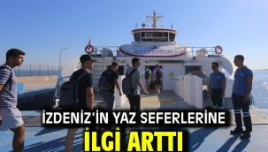 İZDENİZ'in yaz seferlerine ilgi arttı