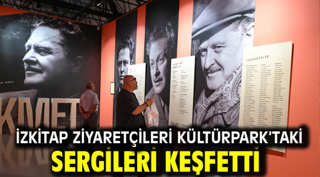 İZKİTAP ziyaretçileri Kültürpark'taki sergileri keşfetti  