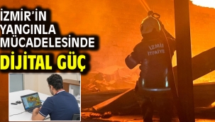 İzmir'in yangınla mücadelesinde dijital güç