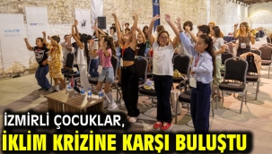 İzmirli çocuklar, iklim krizine karşı buluştu