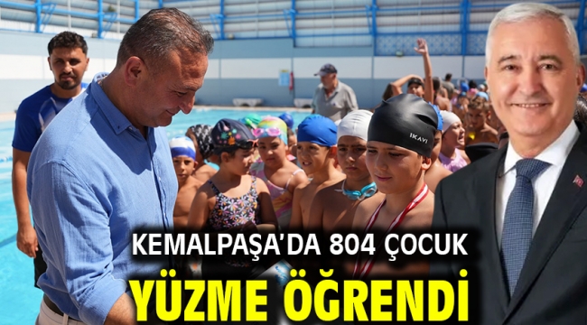 Kemalpaşa'da 804 Çocuk Yüzme Öğrendi