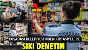 KUŞADASI BELEDİYESİ'NDEN KIRTASİYELERE SIKI DENETİM