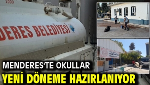 Menderes'te Okullar Yeni Döneme Hazırlanıyor