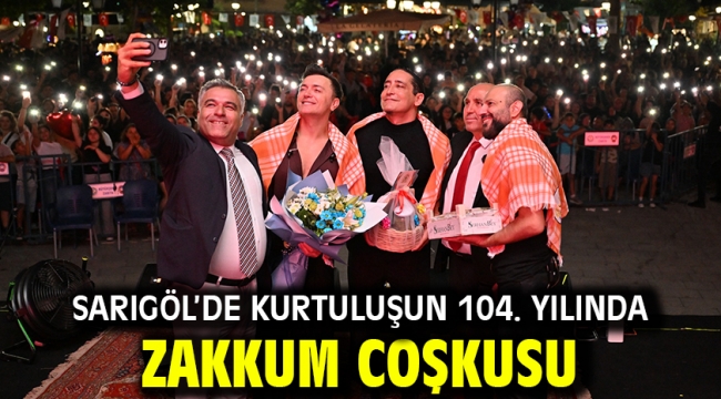 Sarıgöl'de Kurtuluşun 104. Yılında Zakkum Coşkusu