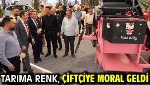 TARIMA RENK, ÇİFTÇİYE MORAL GELDİ