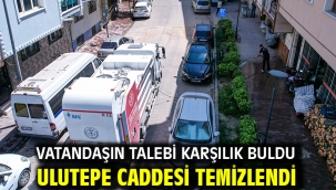 Vatandaşın Talebi Karşılık Buldu, Ulutepe Caddesi Temizlendi