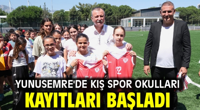 YUNUSEMRE'DE KIŞ SPOR OKULLARI KAYITLARI BAŞLADI