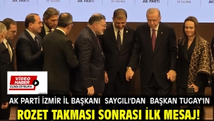 AK Parti İzmir İl Başkanı Saygılı'dan Başkan Tugay'ın rozet takması sonrası ilk mesaj!