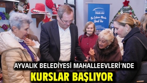Ayvalık Belediyesi Mahalleevleri'nde kurslar başlıyor