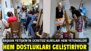 BAŞKAN YETİŞKİN'İN ÜCRETSİZ KURSLARI HEM YETENEKLERİ HEM DOSTLUKLARI GELİŞTİRİYOR