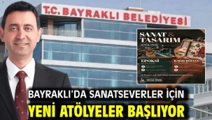 Bayraklı'da Sanatseverler İçin Yeni Atölyeler Başlıyor