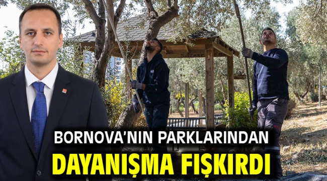 Bornova'nın parklarından dayanışma fışkırdı