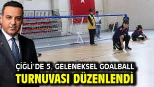 Çiğli'de 5. Geleneksel Goalball Turnuvası Düzenlendi