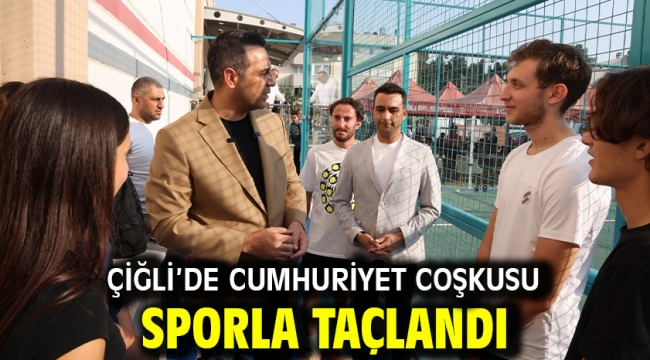 Çiğli'de Cumhuriyet Coşkusu Sporla Taçlandı