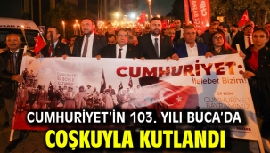 Cumhuriyet'in 103. yılı Buca'da coşkuyla kutlandı