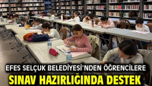 Efes Selçuk Belediyesi'nden Öğrencilere Sınav Hazırlığında Destek