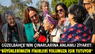 Güzelbahçe'nin Çınarlarına Anlamlı Ziyaret: "Büyüklerimizin Fikirleri Yolumuza Işık Tutuyor"