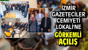 İzmir Gazeteciler Cemiyeti Lokali'ne Görkemli Açılış