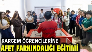KARGEM öğrencilerine afet farkındalığı eğitimi