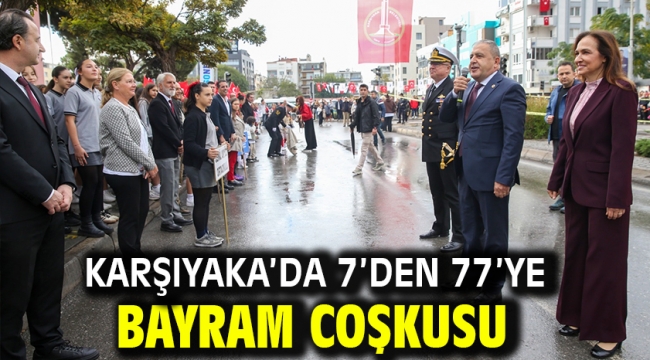 Karşıyaka'da 7'den 77'ye bayram coşkusu
