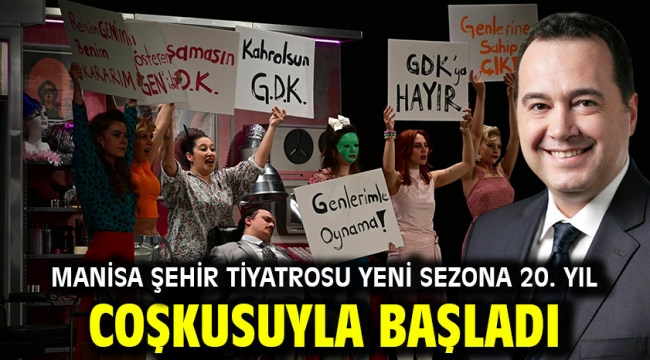 Manisa Şehir Tiyatrosu Yeni Sezona 20. Yıl Coşkusuyla Başladı