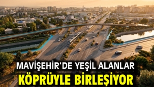 Mavişehir'de yeşil alanlar köprüyle birleşiyor