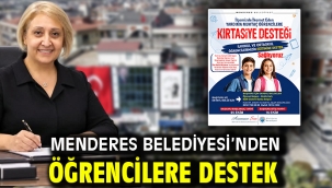 Menderes Belediyesi'nden Öğrencilere Destek