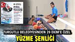 Turgutlu Belediyesinden 29 Ekim'e Özel Yüzme Şenliği