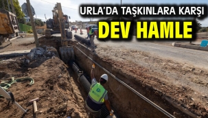 Urla'da taşkınlara karşı dev hamle