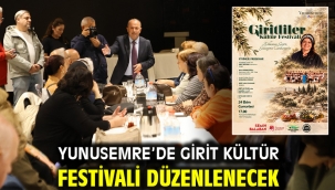 YUNUSEMRE'DE GİRİT KÜLTÜR FESTİVALİ DÜZENLENECEK